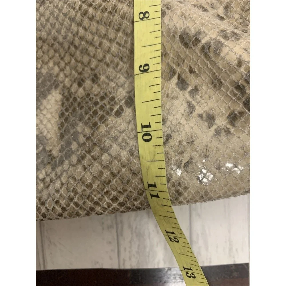 Womens Michael Kors Snake Print Crossbody Clutch Bag EUC